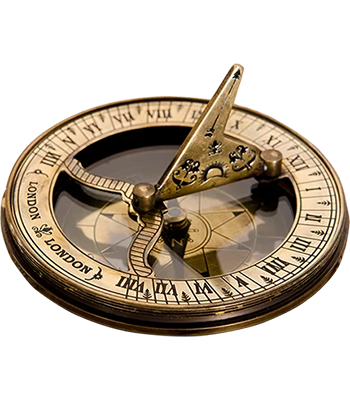 Compass representing guidance and training